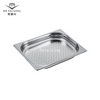 Perforated EU Gastronorm Pan 1/2 40mm Deep Stainless Container for Chef Cities