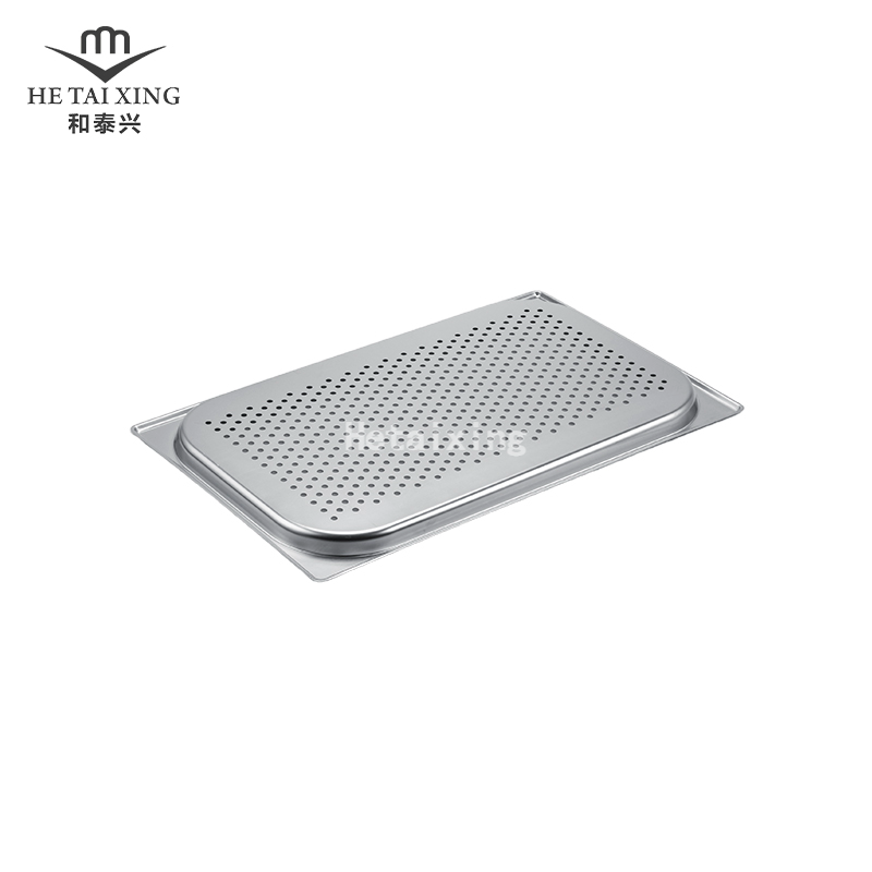 EU Style Perforated GN Pan 1/1 20mm Deep Chef Tools