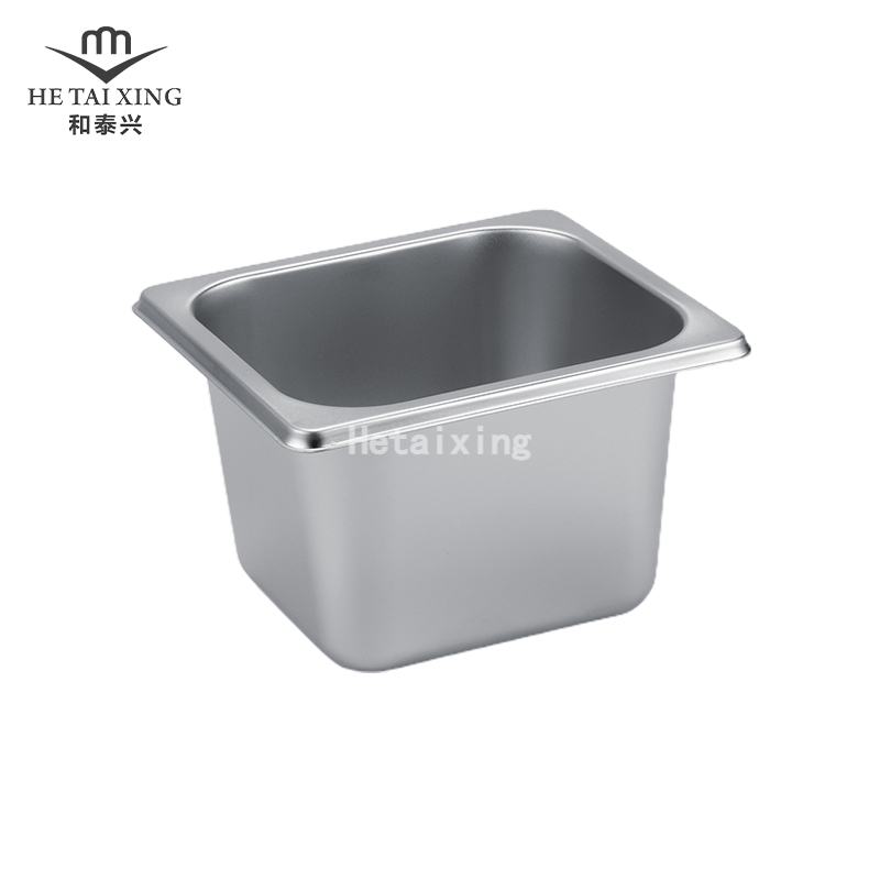 USA Type Food Serving Gastronorm Container 1/6 Size 100mm Deep 1 6 Pan Size for Industrial Kitchen Supplies